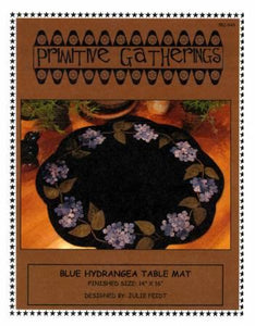 Blue Hydranga Table Mat